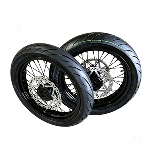Sur-ron Ultra Bee 17英寸Supermoto轮辋街道转换轮辋车轮组件17x 2.5/17x 3.5道路轮胎状况盘式车轮转子 - Product Image 2