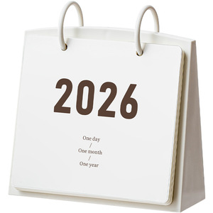 2026 Desk Calendar Paper Digital Printing Standing Desktop Calendar One Day One Month One Year - Product Image 1