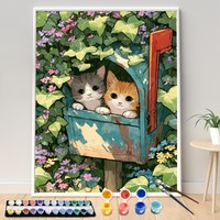Kits de peinture par numéros DIY personnalisables – Ensemble de peinture à l'huile non personnalisé pour adultes, enfants, débutants, décoration intérieure