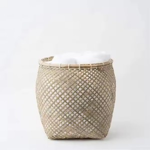 Highly Welcomed Eco-Friendly Clothing Flexible Vietnam Round/Rectangle/<b>Square</b> Natural/customized Color Bamboo <b>baskets</b> - Product Image 4
