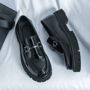 Loafers Are Thick-<b>soled</b>, Youth Casual British Trendy Beanie Shoes - Product Image 6