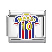 Chaîne de main modulaire italienne, nouveau design, série football puzzle DIY, bracelet détachable pour couples, bijoux style Ins
