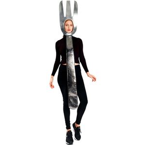 Disfraces de Cubiertos para Parejas de Halloween, Cuchillo y Tenedor para Hombre y Mujer, Disfraz de Cosplay para Fiesta, Actuación en Escenario, Disfraz Unisex para Adultos de Poliéster - Product Image 4