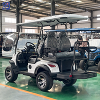 Carrito de Golf CAMP Homologado para Calle, 4 Plazas, Batería de Litio de 72V, Carro de Golf Eléctrico para Comunidades Privadas, Barrios y Clubes Campestres