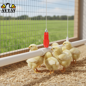 Bebederos de Plástico y Metal para Pollos y Conejos, 180 Unidades, Componentes Principales, 1 Año de Garantía para Uso en Granjas, Modelo 302201 AYTAV - Product Image 3