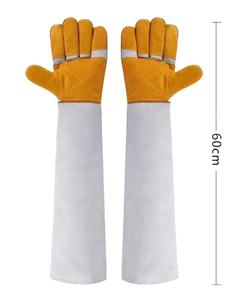 Gants <span class=keywords><strong>Nike</strong></span> anti-morsure de chien et anti-griffure de chat, épaissis et allongés, <span class=keywords><strong>en</strong></span> <span class=keywords><strong>cuir</strong></span> de vachette, gants de protection - Product Image 1