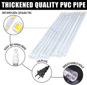 Mưa sao băng Đèn Ngoài Trời Đèn giáng sinh không thấm nước rơi mưa ánh sáng cắm trong cho cây hiên mái sân Xmas Halloween - Product Image 5