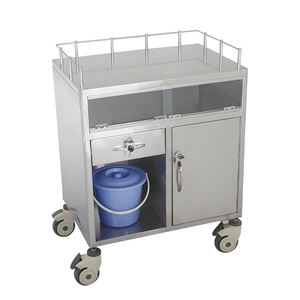 รถเข็นเครื่องมือทางการแพทย์รถเข็นสแตนเลสประกอบฉุกเฉิน304 - Product Image 4