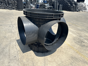 En stock - Chambre d'inspection en plastique HDPE, regard pour l'inspection des eaux pluviales/des eaux usées, pour les systèmes <span class=keywords><strong>de</strong></span> drainage/systèmes d'égouts souterrains - Product Image 6