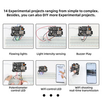 Kit de démarrage primaire TSCINBUNY ESP32 PLUS, carte de développement AI IoT pour Arduino, kit d'expérimentation scientifique