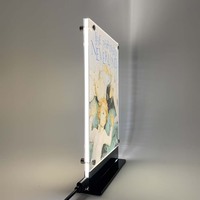 Lampe à Led Peinture The Promised Neverland Anime Veilleuse pour Adolescent Chambre à coucher Décoration Veilleuse Lampes de Bureau Led Rétro-Éclairé Affiche