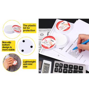 Foska, humectante de cera no tóxico de función múltiple de 20 g para cajeros de banco, cajeros, carteros o usuarios habituales - Product Image 2
