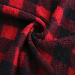 Tela de Forro <span class=keywords><strong>Polar</strong></span> 100% Poliéster, Cepillada por Ambos Lados y Antibolitas, Estilo a Cuadros, Tela para Pijamas - Product Image 3