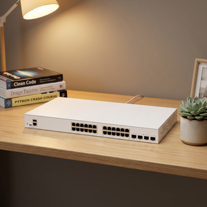 Commutateur Ethernet géré série C1200-24FP-4X, 24 ports avec PoE+ et 4 liaisons montantes Gigabit Ethernet - Product Image 1