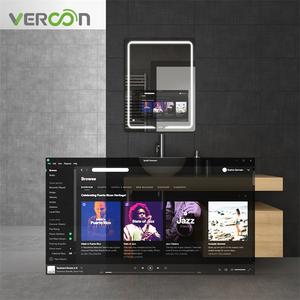 Miroir de salle de bain intelligent Vercon Europe American, écran tactile, miroir LED magique avec Bluetooth pour l'<span class=keywords><strong>immobilier</strong></span> - Product Image 3
