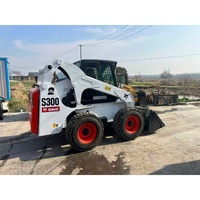 Kostengünstiger Gebrauchter Bobcat S70 S160 S130 Kompaktlader mit Raupenantrieb, 2 Tonnen Nennlast, Anpassbarer Frontlader für Gartenarbeiten