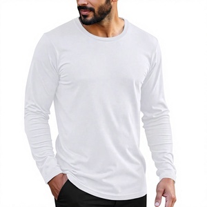 Men's Grey <b>Long</b> <b>Sleeve</b> <b>T</b>-<b>Shirt</b> Casual Regular Fit Crew Neck Top With Yellow <b>Navy</b> Crew Letter Print - Product Image 5