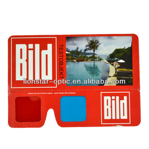 Suministro de fábrica, gafas 3D rojas y azules con certificado CE, gafas con impresión de logotipo personalizado para juegos de películas, promoción de papel, gafas rojas y cian - Product Image 5