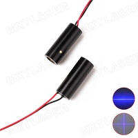 D10x35mm haut de gamme 450nm 405nm bleu Violet 10mW 30mW 50mW 80mW ligne/croix Laser Diode Module 5V pilote ACC de qualité industrielle