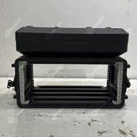 Kkmark Factory Direct Boîte à outils empilable démontable 2U 3U 4U 6U Rack d'amplificateur Flight-case en plastique PE HDPE