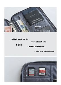 Le Portefeuille de Voyage Multifonctionnel Oxford le Plus Vendu avec Fermeture Éclair, Housse pour Cartes, Porte-Documents Portable et Rangement Maquillage - Product Image 4