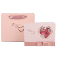 Coffret cadeau de roses imprimé avec logo personnalisé, boîte à fleurs, boîte à roses recyclable à l'infini, boîte à roses pour cadeaux de la Saint-Valentin, boîte à fermeture magnétique