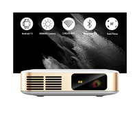 Nouveau lecteur vidéo multimédia domestique Mini projecteur Portable 3D DLP WiFi projecteur intégré Android 4K sans fil Pocket Proyector intégré