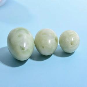 Hot Sale Bestseller Natürliche Jade Eier Yoni Ei Nephrit Jade Heil bälle Eier von Jade für Frauen - Product Image 4