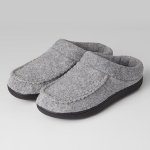 Chaussons d'intérieur et d'extérieur durables et antidérapants pour hommes avec <span class=keywords><strong>semelle</strong></span> épaisse et résistante, mocassins en <span class=keywords><strong>feutre</strong></span> cousus à la main - Product Image 1