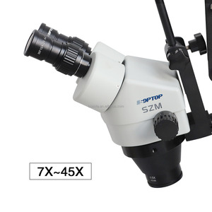 Microscopio Estéreo con Zoom Continuo <span class=keywords><strong>de</strong></span> 7X-45X con Soporte <span class=keywords><strong>de</strong></span> Brazo Articulado para <span class=keywords><strong>Reparación</strong></span> <span class=keywords><strong>de</strong></span> <span class=keywords><strong>Joyas</strong></span>, Grabado e Inspección <span class=keywords><strong>de</strong></span> Gemas - Product Image 3