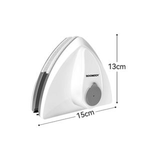 Limpiacristales Magnético Triangular con Dispensador de Limpiador, Limpiacristales con Espátula para Vidrios Exteriores - Product Image 6