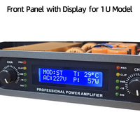 Amplificateur de puissance numérique 2x700W Classe D pour équipement sonore de scène et salle de réunion avec affichage DL-700