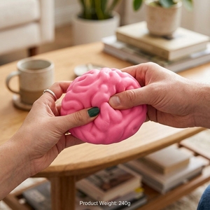 Novedoso Juguete Antiestrés con Forma de Cerebro, Bola Blanda de TPR Rellena de Harina de Ascenso Lento, Juguete Sensorial para Aliviar el Estrés y la Ansiedad, Venta al por Mayor - Product Image 2