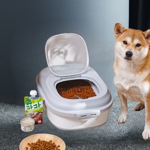 Thức ăn vật nuôi lưu trữ Thùng 25L công suất lớn gấp hộp lưu trữ chống ẩm niêm phong cho chó mèo hình chữ nhật nhựa - Product Image 3