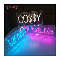 Dropshipping, conception gratuite, logo personnalisé, enseigne au néon LED, personnalisable sans MOQ, boîte d'enseigne au néon LED en dropshipping, petite enseigne lumineuse au néon LED