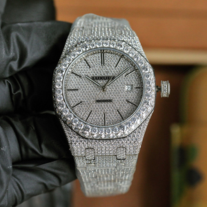 Reloj de Pulsera Mecánico Hip Hop al por Mayor con Moissanita VVS Completa, Relojes con Diamantes Iced Out para Hombre - Product Image 3