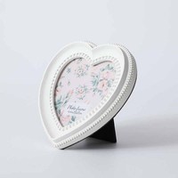 Marco de Fotos FengYuan de Resina y Vidrio en Forma de Corazón Blanco, Diseño Floral, Logotipo Personalizado, Alta Calidad, Elegante, para Colgar en Casa