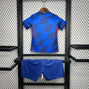 Conjunto de Regalo al por Mayor de <span class=keywords><strong>Camiseta</strong></span> de Fútbol Clásica Naranja NL para Niños 2425 CO con Costuras Reforzadas, Logotipo Personalizado Flexible y Nombre - Product Image 2