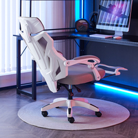 Chaise de bureau en tissu maillé pour la maison et le bureau, ergonomique, inclinable, pivotante, avec dossier rotatif, pour ordinateur, vente en gros