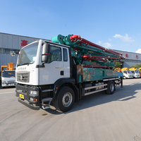 Camion pompe à béton diesel 68 m³/h sur châssis East Wind, pompe montée sur camion