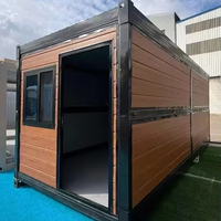 Meilleure vente Conteneur de garage mobile Conteneur en métal Maison Maisons pliables Préfabriquées Maisons minuscules prêtes à vivre