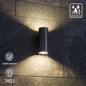 Applique murale double tête en aluminium, éclairage haut et bas, étanche IP65 pour extérieur, hôtel, patio, allée, escalier - Product Image 3