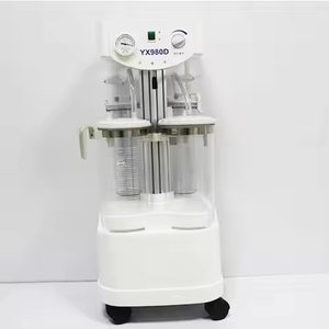 Aspiratore di emergenza <span class=keywords><strong>usato</strong></span> medico vasetto 4000ml 2000ml portatile 80L/min aspiratore elettrico con doppio flacone - Product Image 1