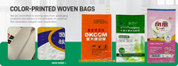 Sacs d'engrais 25kg personnalisés vente en gros directement de l'usine recyclable étanche à l'humidité PP tissé sac d'emballage d'engrais organique de sol