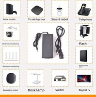 Adaptateur de bureau 24V 6A 136W pour système de traitement numérique professionnel de films, studio, système de sécurité NVR avec prise DIN 4 broches UL CE