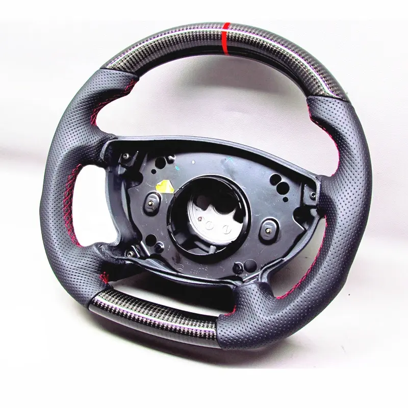 Авто гоночный автомобиль рулевое колесо для Mercedes-Benz E500 E430 W463 G500 W211 предварительно рулевое колесо из углеродного волокна
