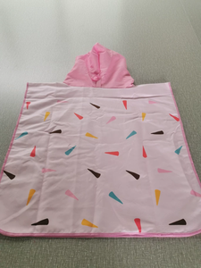 Serviette de plage <span class=keywords><strong>poncho</strong></span> à capuche pour enfants, séchage rapide, en microfibre, motif dessin animé, pour le bain et le change de vêtements - Product Image 6