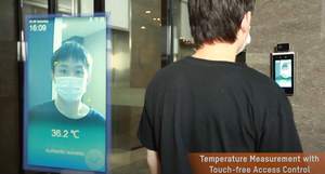 Saberstik — système de reconnaissance faciale Body humain, contrô<span class=keywords><strong>le</strong></span> d'accès, surveillance de la température, caméra de sécurité thermique, détecteur - Product Image 5