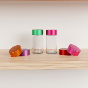 Mejor Precio, Frascos de Vidrio Ámbar Vacíos de 8oz/250ml con Tapas de Aluminio para Uso Doméstico y Navidad, Logotipo Personalizable - Product Image 6