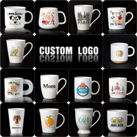 Mug à café en porcelaine personnalisé en gros, blanc, pour sublimation – Compatible lave-vaisselle et micro-ondes, grande capacité, cadeau personnalisé pour